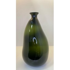 Vaso de Vidro Orgânico Verde Escuro M Vaso de Vidro Orgânico Verde Escuro M